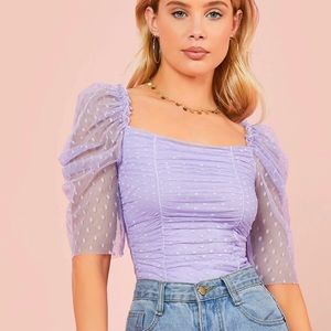 Purple Lace Shirt